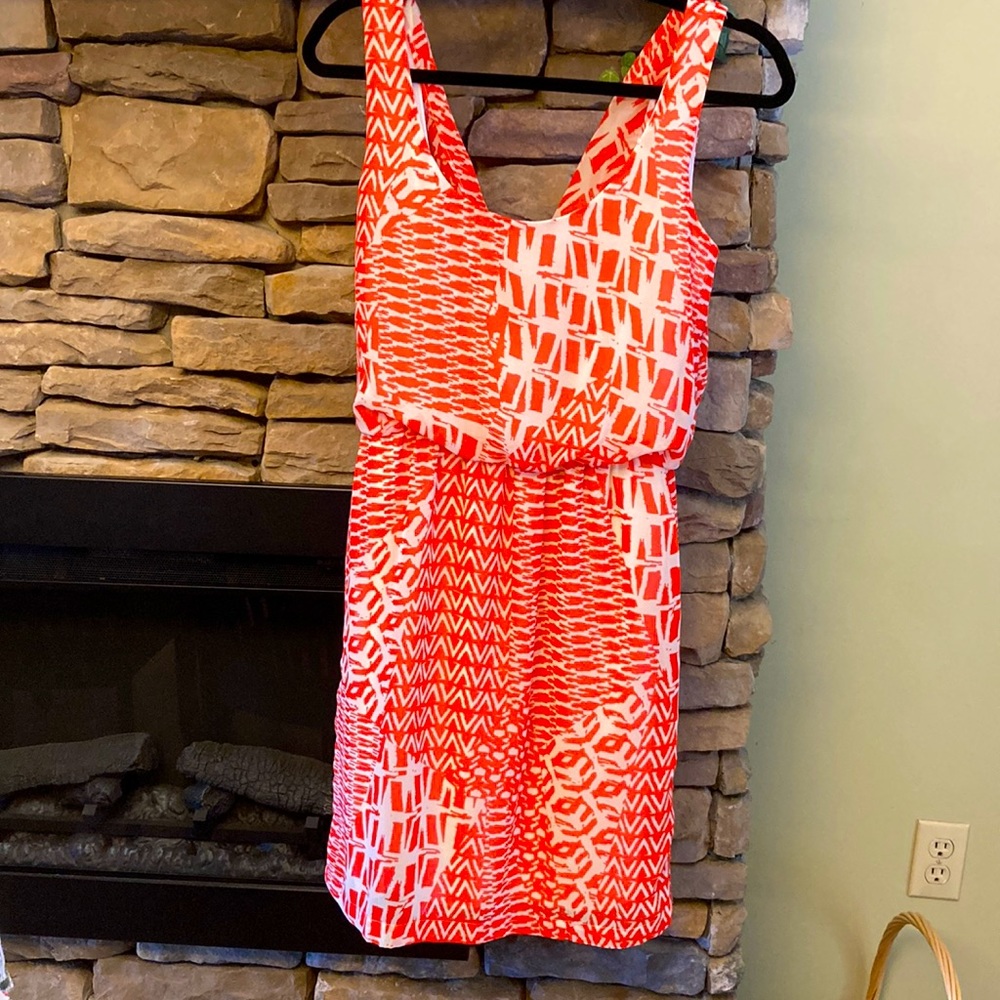 Sheer overlay dress